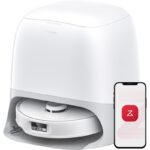 Robot Aspirador y Fregasuelos Roborock Qrevo Curv 18500 Pa Blanco