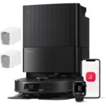 Robot Aspirador y Friegasuelos Roborock QV 35A 8000 Pa Negra